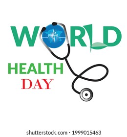 Vector World health day illustration 