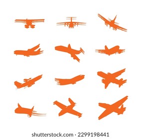 Monumentos históricos del mundo vectorial, turismo, viajes y aviación
