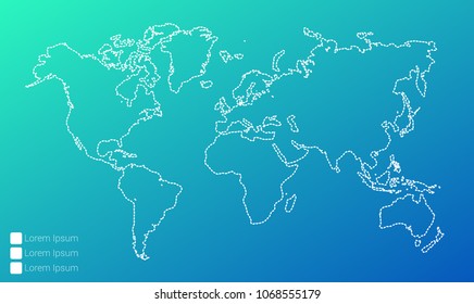 Vector world map