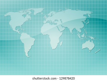 Vector world map