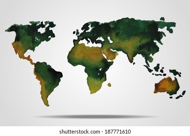 Vector World map