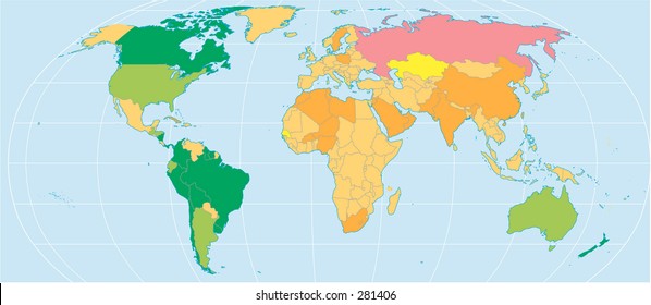 Vector World map