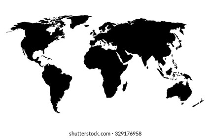 Vector world map