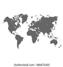 Vector world map