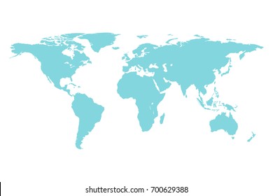 Vector world map