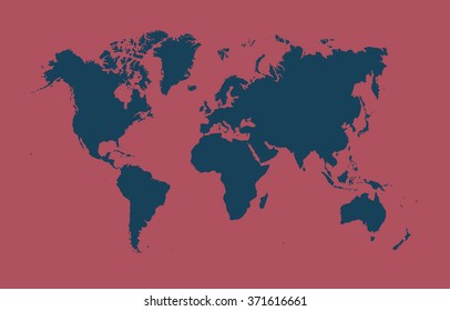 Vector world map background