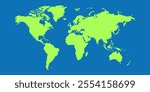 Vector of World map, the earth, sustainability, illustration