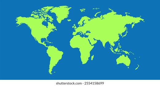 Vector of World map, the earth, sustainability, illustration