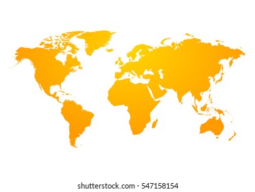 Vector world map global earth icon. America, asia, australia, africa, usa. Abstract modern design of world map.