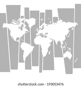Vector World map graphic concept background file