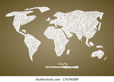 Vector World Map Illustration