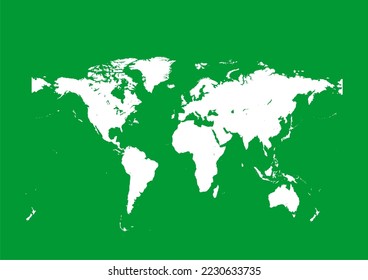 vector world map. world map vector illustration. international world map