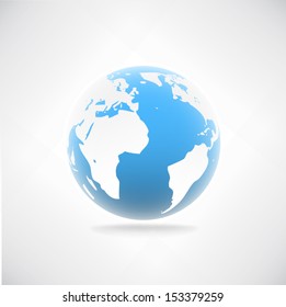 Vector World maps and globes business background