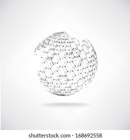 Vector World maps and globes business background 