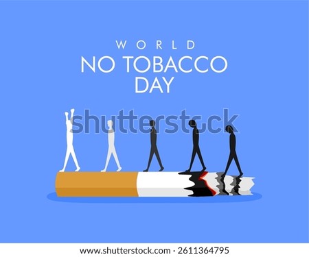 vector world no tobacco day poster template