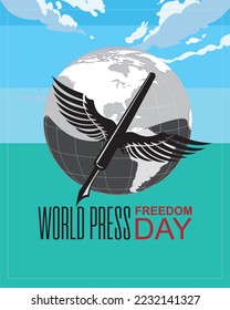 Vector: Día Mundial de la Libertad de Prensa