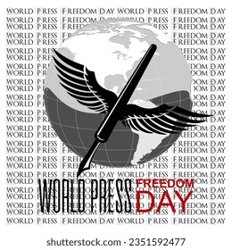 Vector: Día Mundial de la Libertad de Prensa