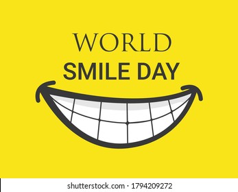 VECTOR World smile day design template