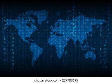 vector world travel map with airplanes 