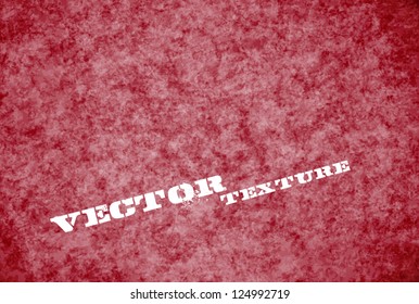 Vector worn out red rusty grungy paper / leather texture