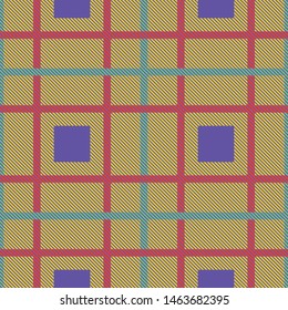 Vector woven check pattern design illustration