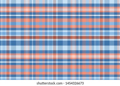 vector woven twill plaid pattern design illustration for fabric printing