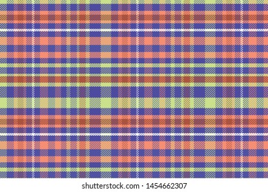 vector woven twill plaid pattern design illustration for fabric printing