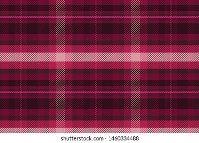 Vector woven twill plaid pattern design illustration for textile printing