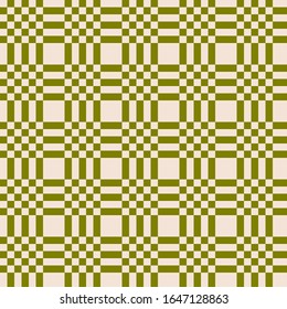 Vector woven twill Plaid pattern design illustration for fabric printing