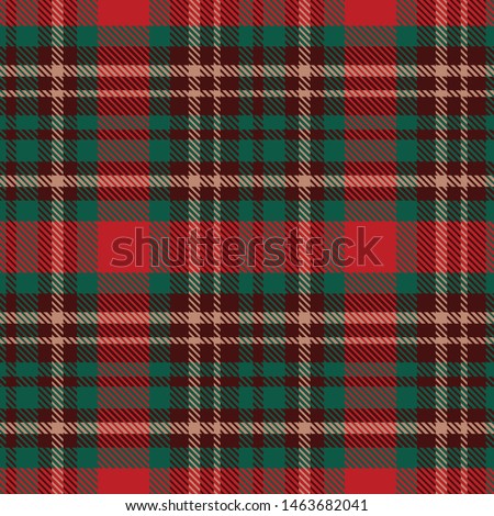 Vector woven twill plaid pattern design illustration