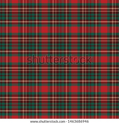 Vector woven twill plaid pattern design illustration