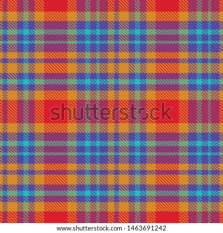 Vector woven twill plaid pattern design illustration