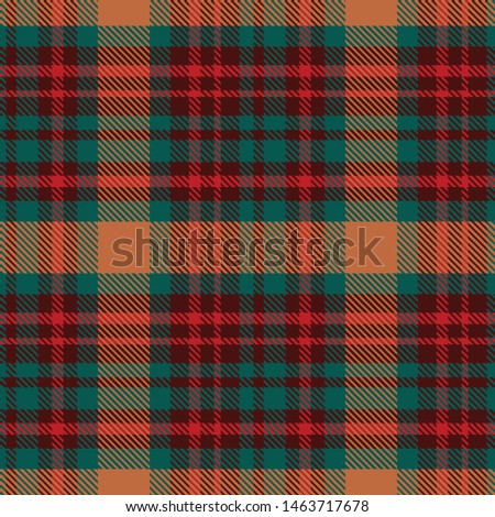 Vector woven twill plaid pattern design illustration