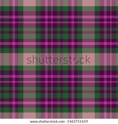 Vector woven twill plaid pattern design illustration