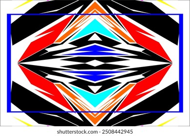 vector wrap car design, abstract background with unique pattern, custom sticker and racing decal