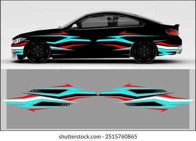 vector wrap car design, car branding, custom decal with modern and unique line patterns. my own work, not ai generate