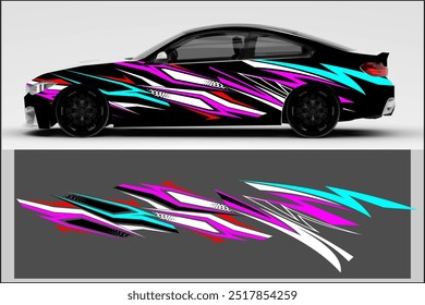 vector wrap car design, car decal, car striping my own work, not ai generate