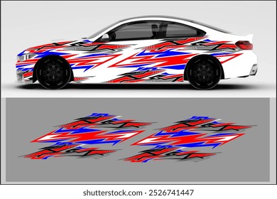 vector wrap car design with unique line pattern, my own work, not ai generated