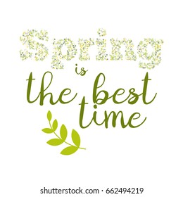 Vector wreath with text inside made of embroidery circles. Trendy fancywork greeting card, poster, background, banner. Vintage handmade style frame for text. Wedding, holiday, business card design