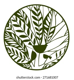 Vector of wreaths for your design
