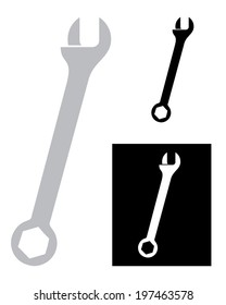 Vector Wrench Icon Set