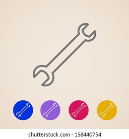 vector wrench icons