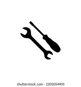 Llave De Vector E Icono Del Destornillador