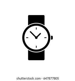 Vector wrist watch icon