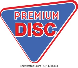 vector writing illustration of premium discount board