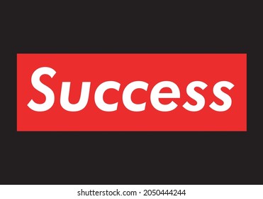 Vector writing success with the supreme theme