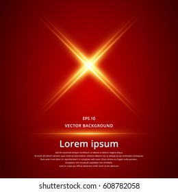 vector x symbol electric laser technology, extreme red background