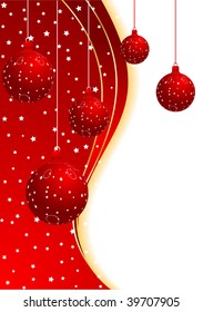 Vector xmas background; clip-art