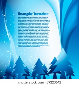 Vector xmas card