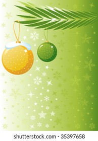 Vector Xmas Greeting Card Design